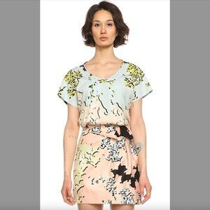 Diane Von Furstenberg Multicolor Abstract Mini Dress